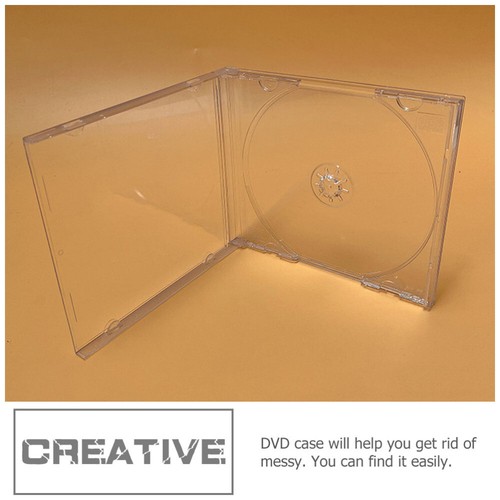 10 Pcs Plastic Jewel Case Standard Jewel Cases Disc Storage Bag Clear Jewel Case - Afbeelding 10 van 12