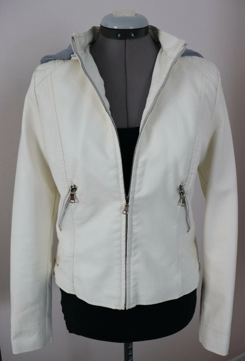 Ymi leather jacket with hoodie new arrivals
