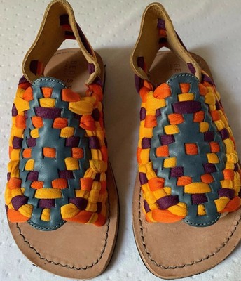 woven huarache sandals