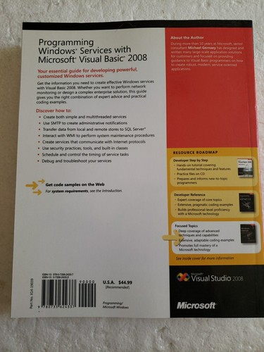 Programming Windows Services with Microsoft Visual Basic 2008 - Picture 2 of 2
