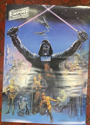 Vintage Star Wars-The Empire Strikes Back Boris '80 Poster 1996