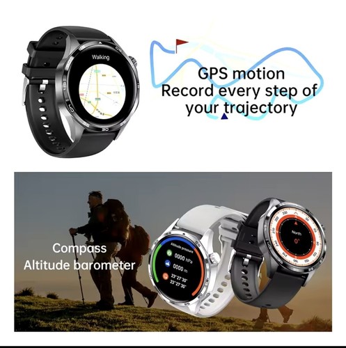 GT5 Pro GPS NFC Smart Watch Męski ekran 360 * 360 AMOLED do Huawei - Zdjęcie 8 z 12