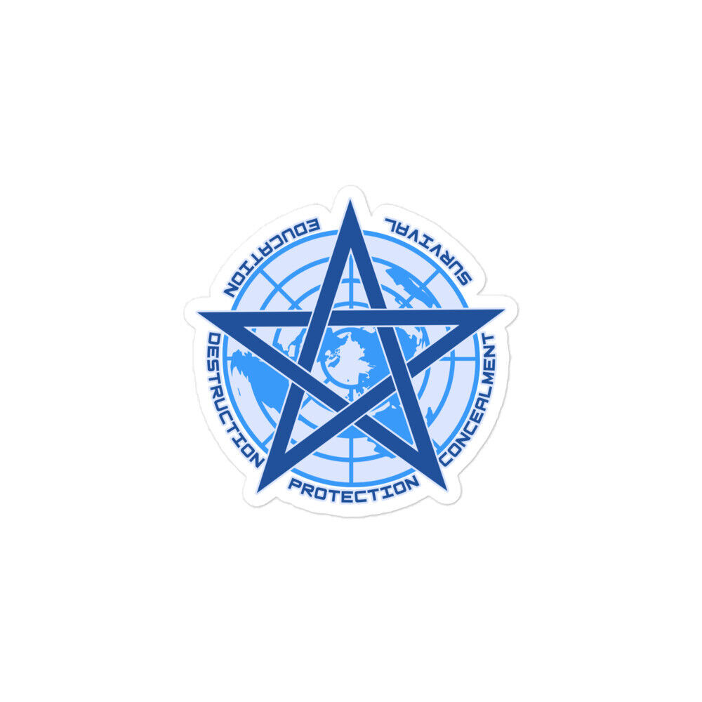 SCP Logo Blue Sticker – The SCP Store