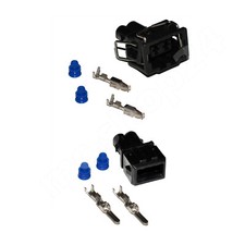 Stecker 2-polig Reparatursatz f&uuml;r VW 357972752 357972762 Steckverbindung Crimp