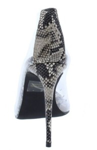 High Heel 4.25 in Stiletto Transparent Pumps Snake US 11 (215)