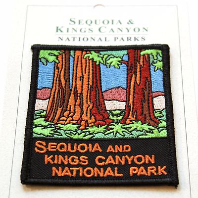 Official Sequoia and Kings Canyon National Park Souvenir Patch California Parks