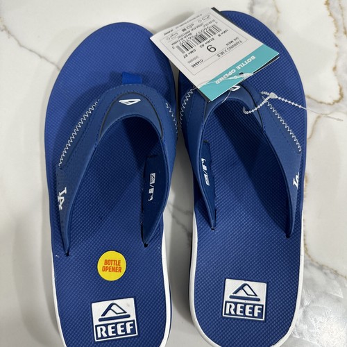 Reef Fanning X MLB LA Dodgers Flip Flop Sandal Color Blue CI4846 Brand New Sz 11