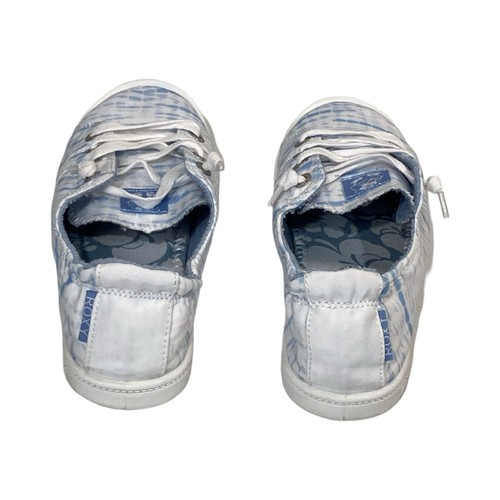 Roxy Womens Bayshore III Shoe White Blue Striped Comfy Sneakers Size 9 - Picture 5 of 11