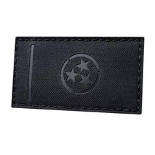 infrared IR Tennessee state flag blackout black morale IFF 3 5x2 hook patch