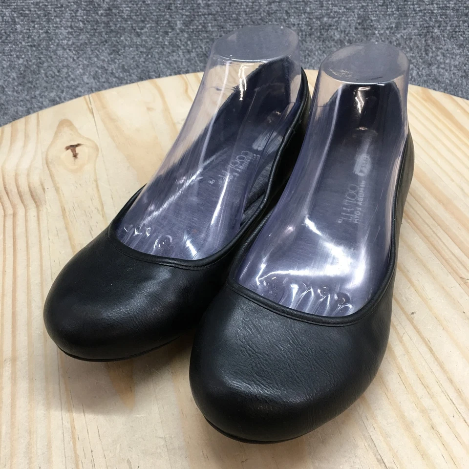 Dr. Scholls Shoes Womens 8.5 M Friendly Ballet Flats Black Faux Leather Casual - Image 3 of 4