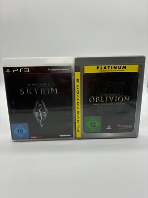 PS3 Playstation 3 The Elder Scrolls Skyrim/ Oblivion Spiel des Jahres Edition