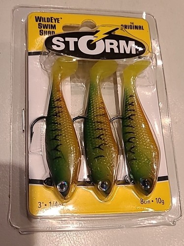 Buy Storm WildEye Swim Shad 3 Fishing Lure 14oz Bunker 3pcs Online In - Foto 4
