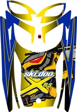 SKI DOO SNOWMOBILE  REV  XRS, 03-08 FACTORY REPRODUCTION HOOD DECAL KIT
