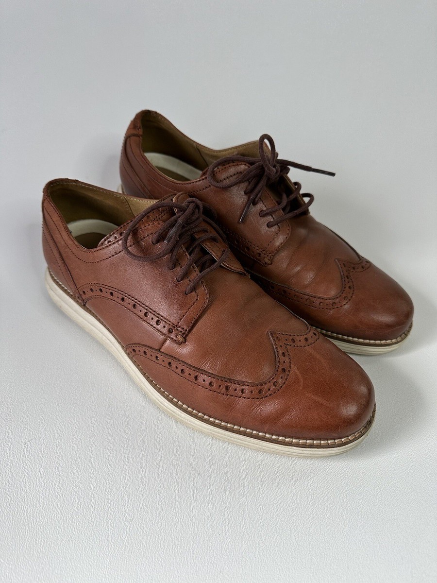 Cole Haan Men\'s GrandEvolution Short Wingtip Oxford Size 9M Color Light brown Cole Haan Mens Grand Evolution Shortwing Oxford Wingtips  main image 3