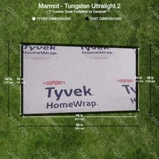 Tyvek Footprint for the Marmot Tungsten Ultralight 2 Tent
