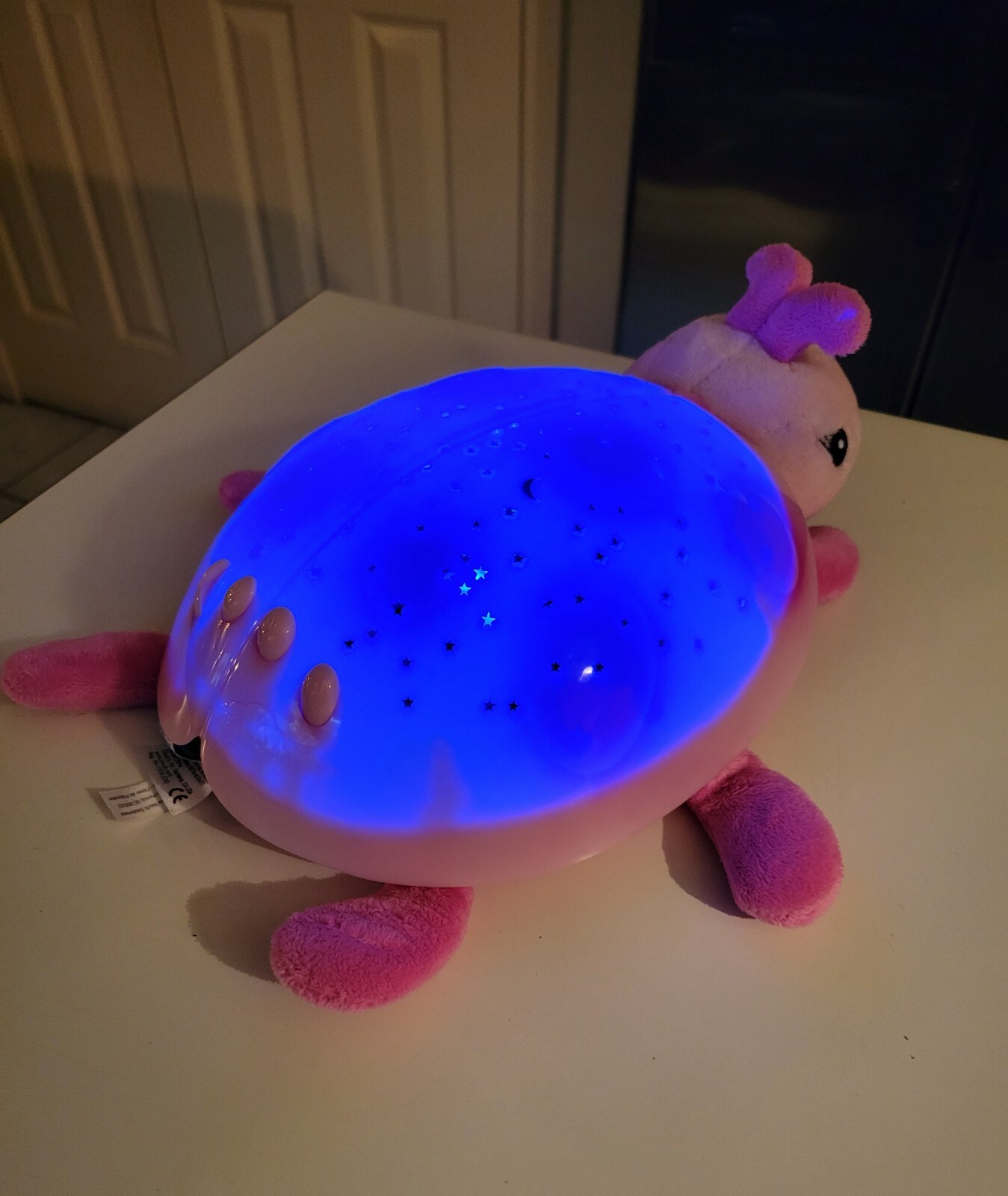 Cloud B Twilight Pink Ladybug Plush Nightlight Projector Child Night