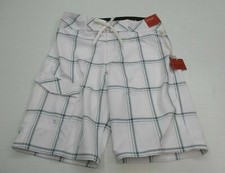new MOSSIMO Men's Size 30 S Swimming Surfing Lined White Board Shorts