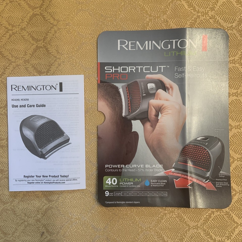 Remington Shortcut Pro SelfHaircut Kit Black HC4250 Waterproof