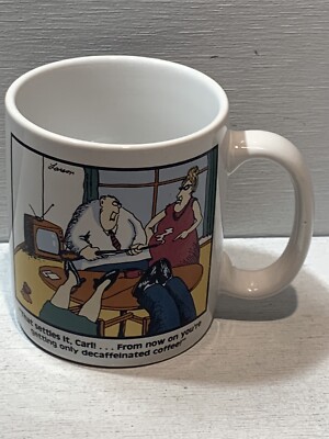 The Far Side By Gary Larson Coffee Mug. 1980.  Chronicle Features. VTG. Used VG!