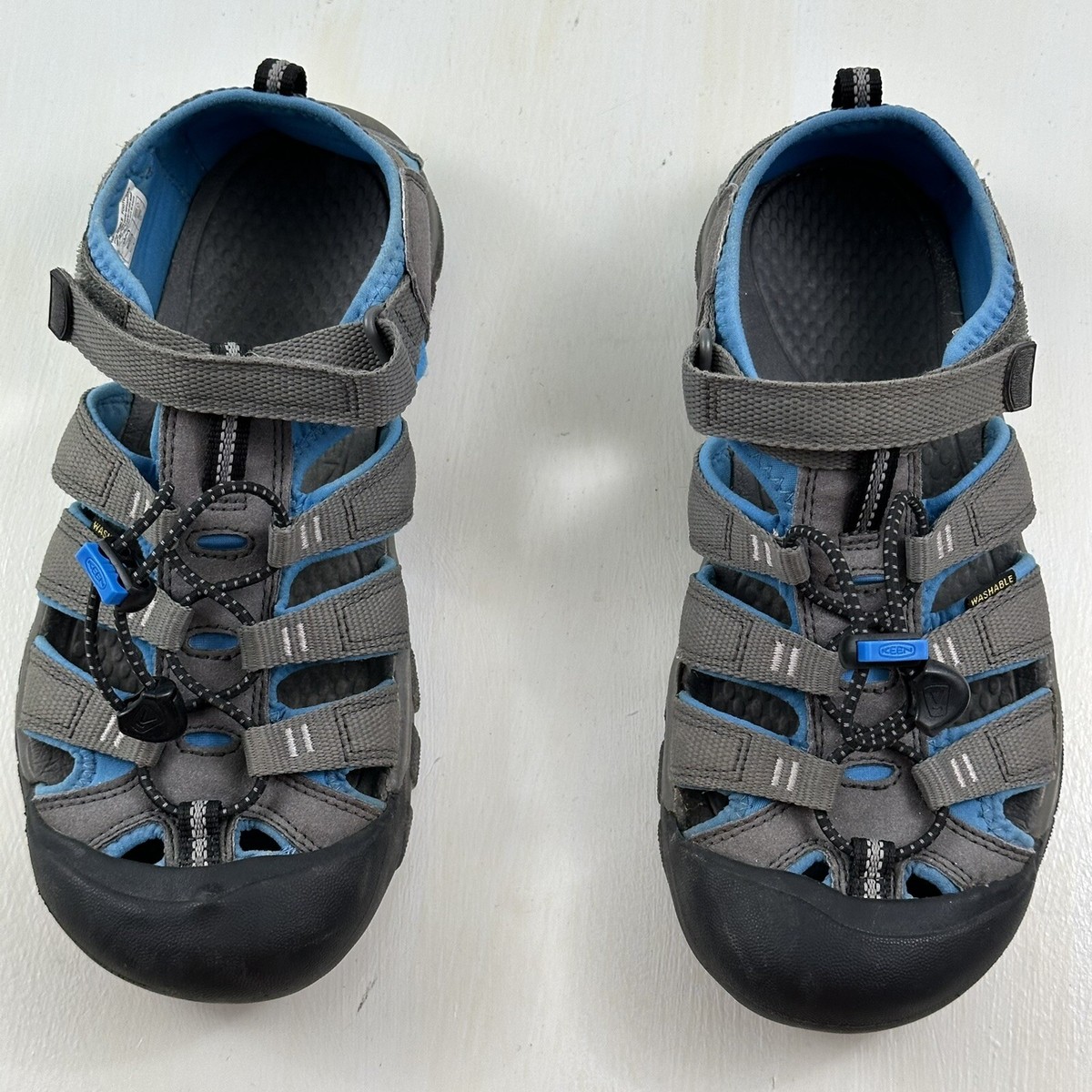 Keen Newport H2 Sandals Mens Size 6 Blue Closed Toe Water Hiking Toe Cap Aqua Keen Newport H2 Men main image 2