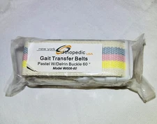 Gait Transfer Belt Pastel W/Delrin Buckle 60” New
