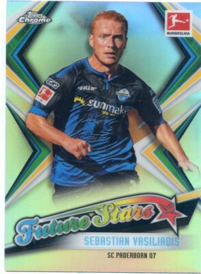 2020 TOPPS CHROME BUNDESLIGA  REFRACTOR FUTURE STARS SEBASTIAN VASILIADIS 