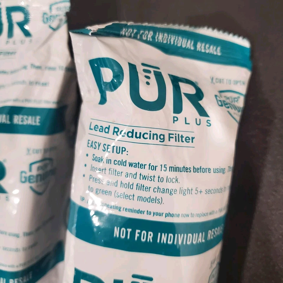 3 New PUR Plus Water Filter Lead Pitcher Replacement Sealed Lot - Image 3 of 3