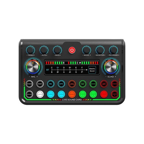 Elegante tragbare Soundkarte mit ABS-Konstruktion ideal für jedes Audioprojekt - Photo 4/12