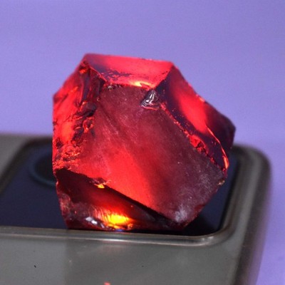 Natural Ruby Red 361.30 Ct Uncut Rough CERTIFIED Gemstone Great For Craft -W