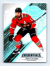 #83 2024-25 Upper Deck Credentials ^ Nick Foligno Chicago Blackhawks