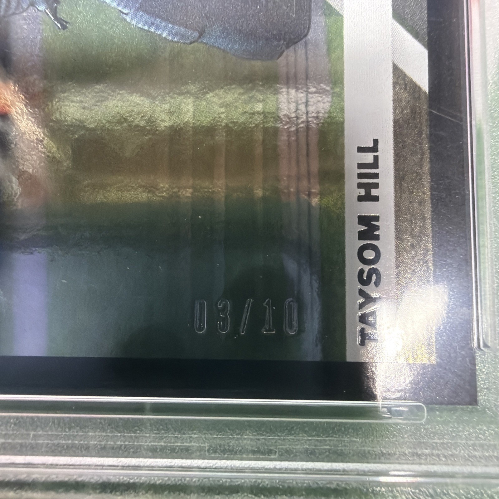 2019 Donruss TAYSOM Hill Press Proof Black Psa 10 view 3
