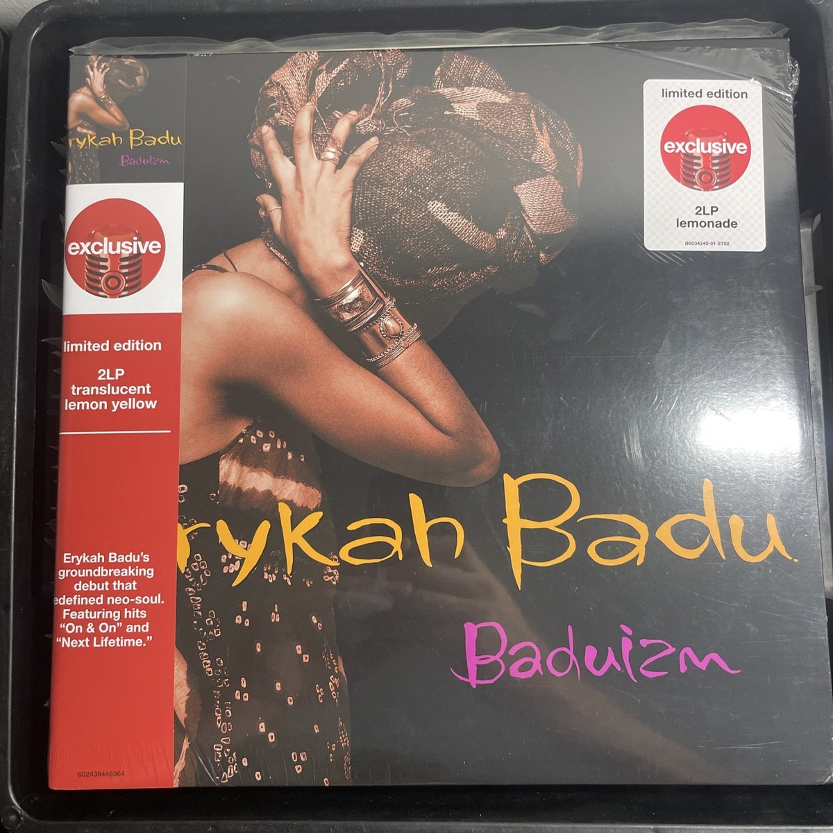 Erykah Badu Baduizm Limited Edition Lemonade Colored Vinyl 2 LP