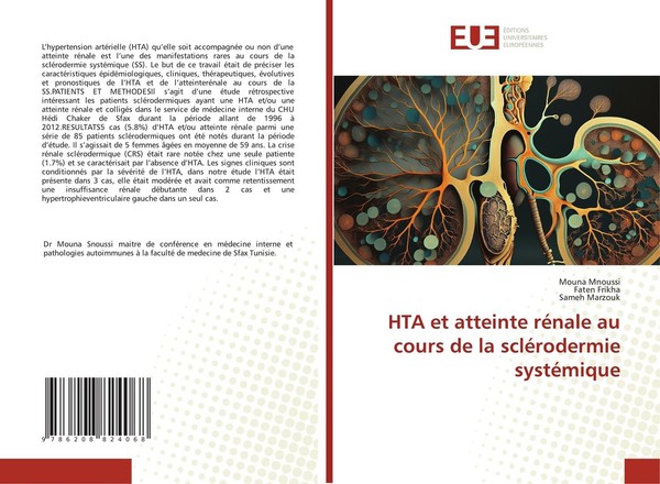HTA Et Atteinte RéNale Au Cours De La ScléRodermie SystéMique Mouna Mnoussi-image