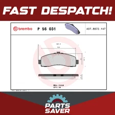 Brake Pads Set Front P56031 Brembo 410601F025 410606F625 410606F626 4106099B25