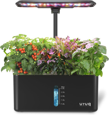 Indoor Hydroponic Herb Garden Kit LED Grow Light Smart Timer 3L Tank