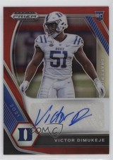 2021 Panini Prizm Draft Picks Red 154/199 Victor Dimukeje #DPA-VDI Auto 0j5z