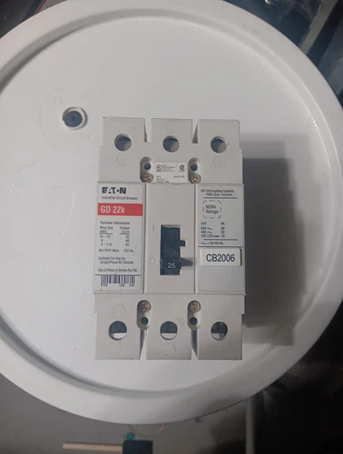 EATON GD-D 22K 25AMP CIRCUIT BREAKER APPLIED MATERIALS New No Box