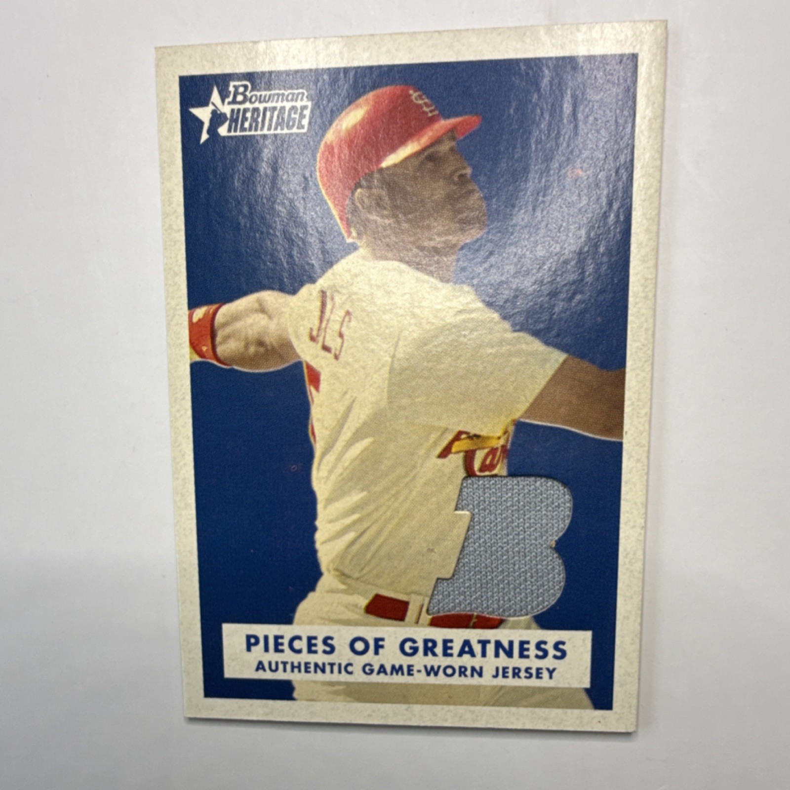 🔥2006 Bowman Heritage Albert Pujols Jersey PG-AP2 Cardinals MLB🔥