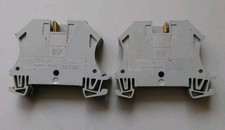 Allen Bradley 1492-J4 Feed Through Terminal Block, Gray, LOT OF 4