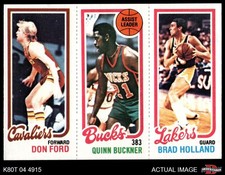 1980 Topps Don Ford / Quinn Buckner / Brad Holland 55 / 145 / 138 8 - NM/MT