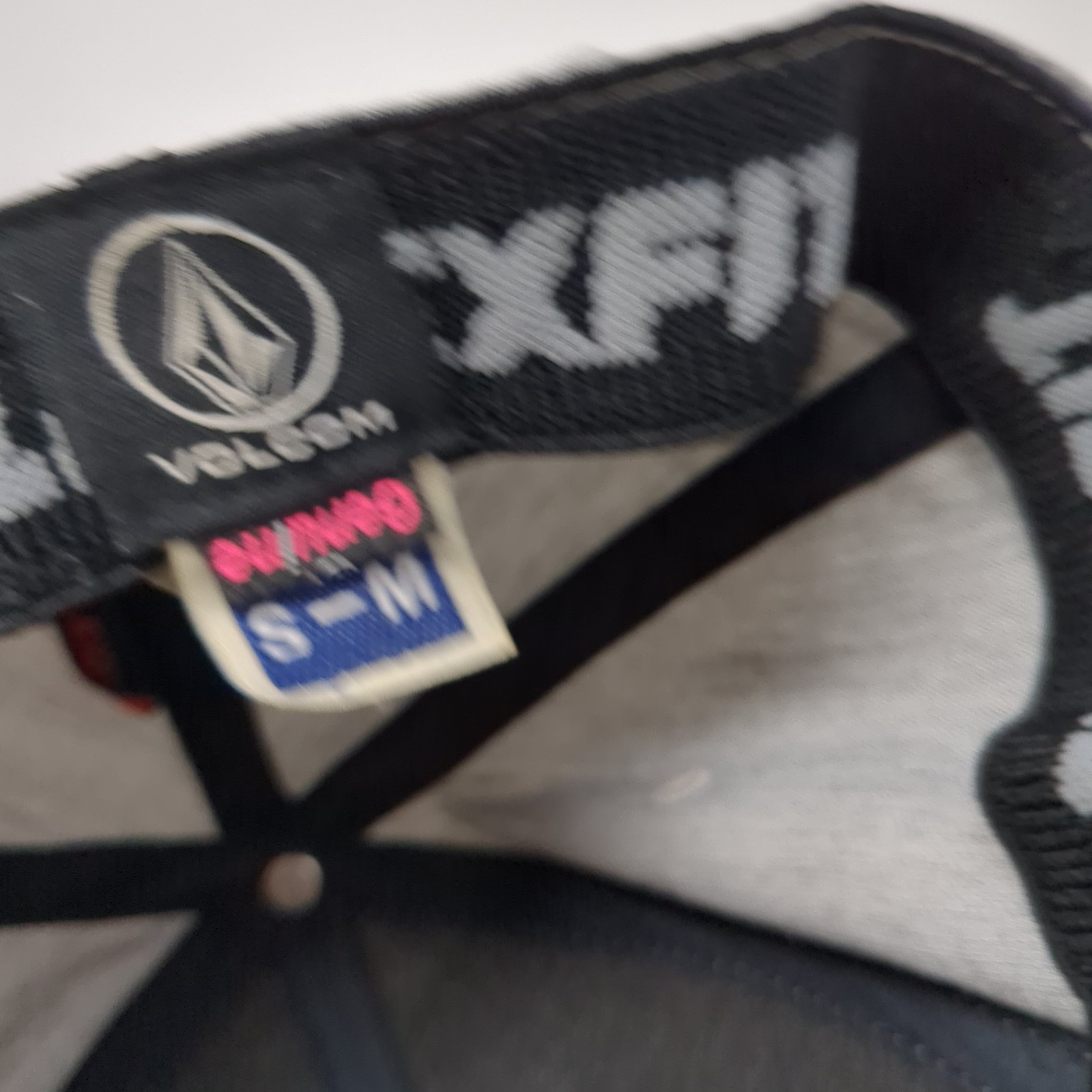 Volcom Stone Logo Fitted Hat Gray Medium Embroide… - image 9