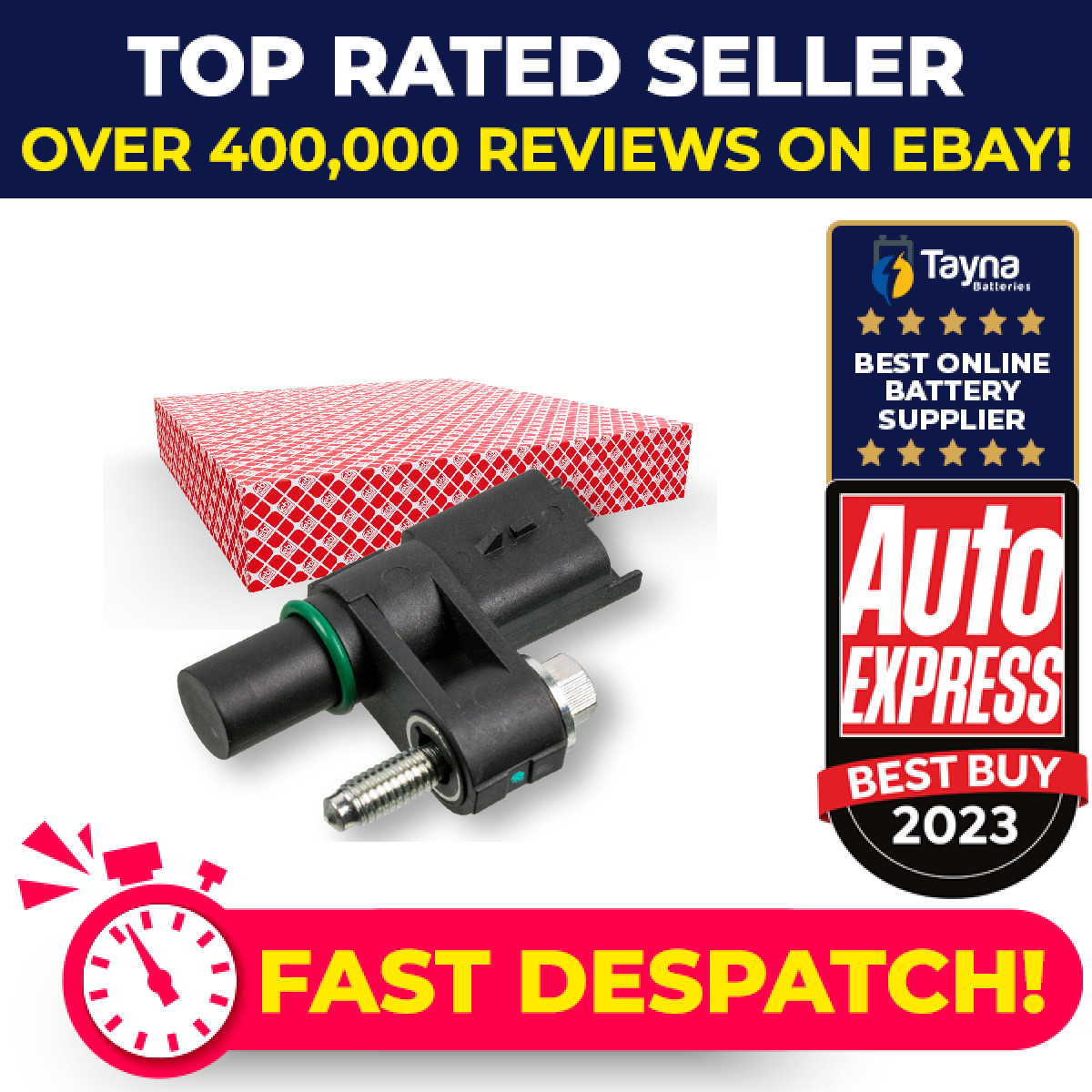 Camshaft Position Sensor fits CITROEN C4 CACTUS THP, VTi 1.2 2014 on 9688725080