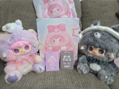  Yooki- 400% Plush Blind Box Versatile idol-Flirty Wolf Cub & Salty Pup