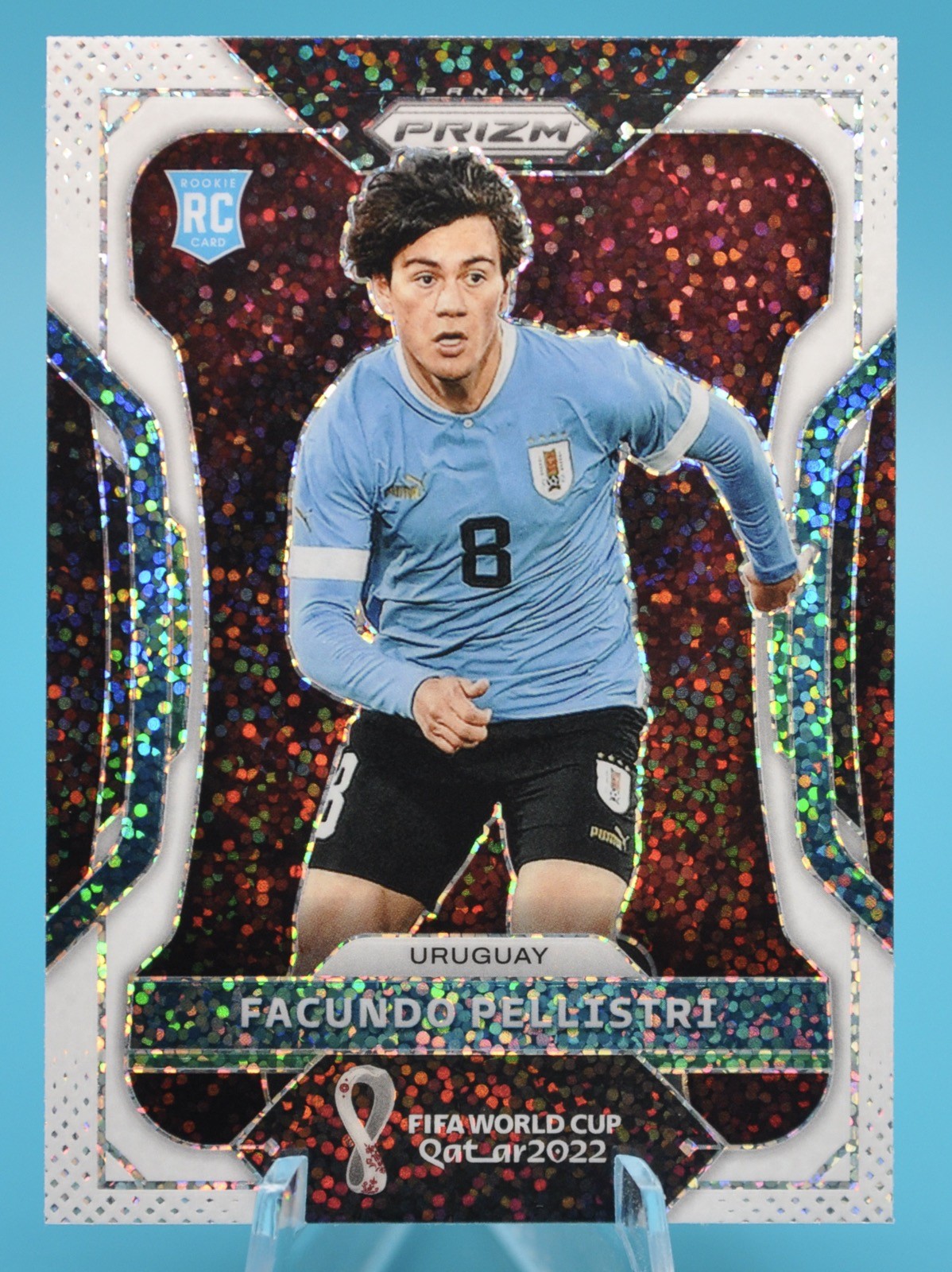2022 Panini Prizm World Cup Facundo Pellistri White Sparkle Prizm #275 RC SSP