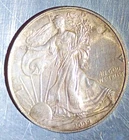 U.S. Mint 2009 American Silver Eagle 1 oz .999 Silver Business Strike Uncert