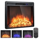 26 " Recessed Electric Fireplace heater W/ Remote Control 750W/1500W