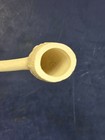 Pollock Clay Pipe – Embossed Castle Bowl – 5" Stem – Antique Estate — photo 2