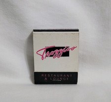 Vintage Matchbook Troggio's Restaurant New Castle Pennsylvania Advertising Full