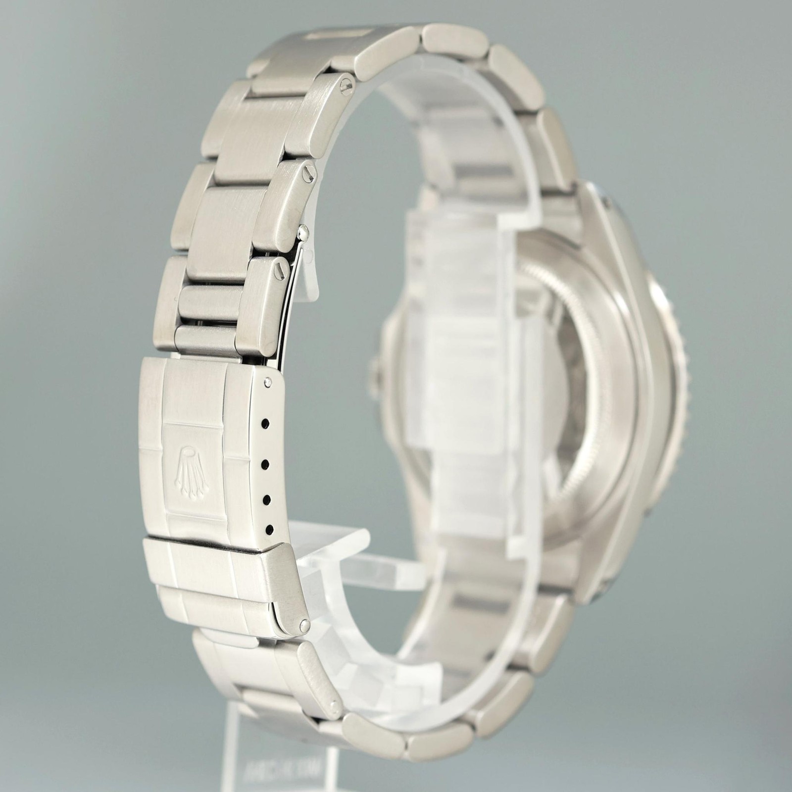 2000 MINT Rolex GMT-Master II Coke Red Black Steel 16710 40mm Watch Box image 6