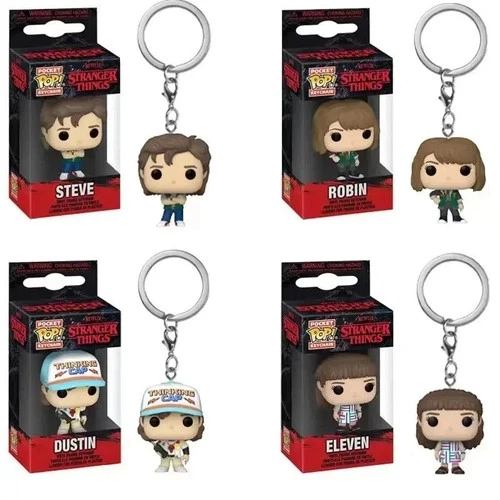 Funko Pop Pocket Pop Keychain Stranger Things Eleven Robin Barb Steve Dustin Key